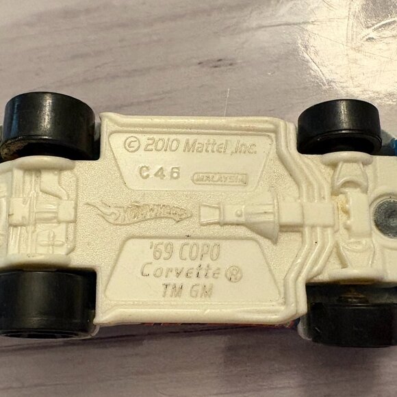 Hot Wheels 1969 COPO Corvette Car 2010 Mattel (SKU: 292TO) - Picture 5 of 9